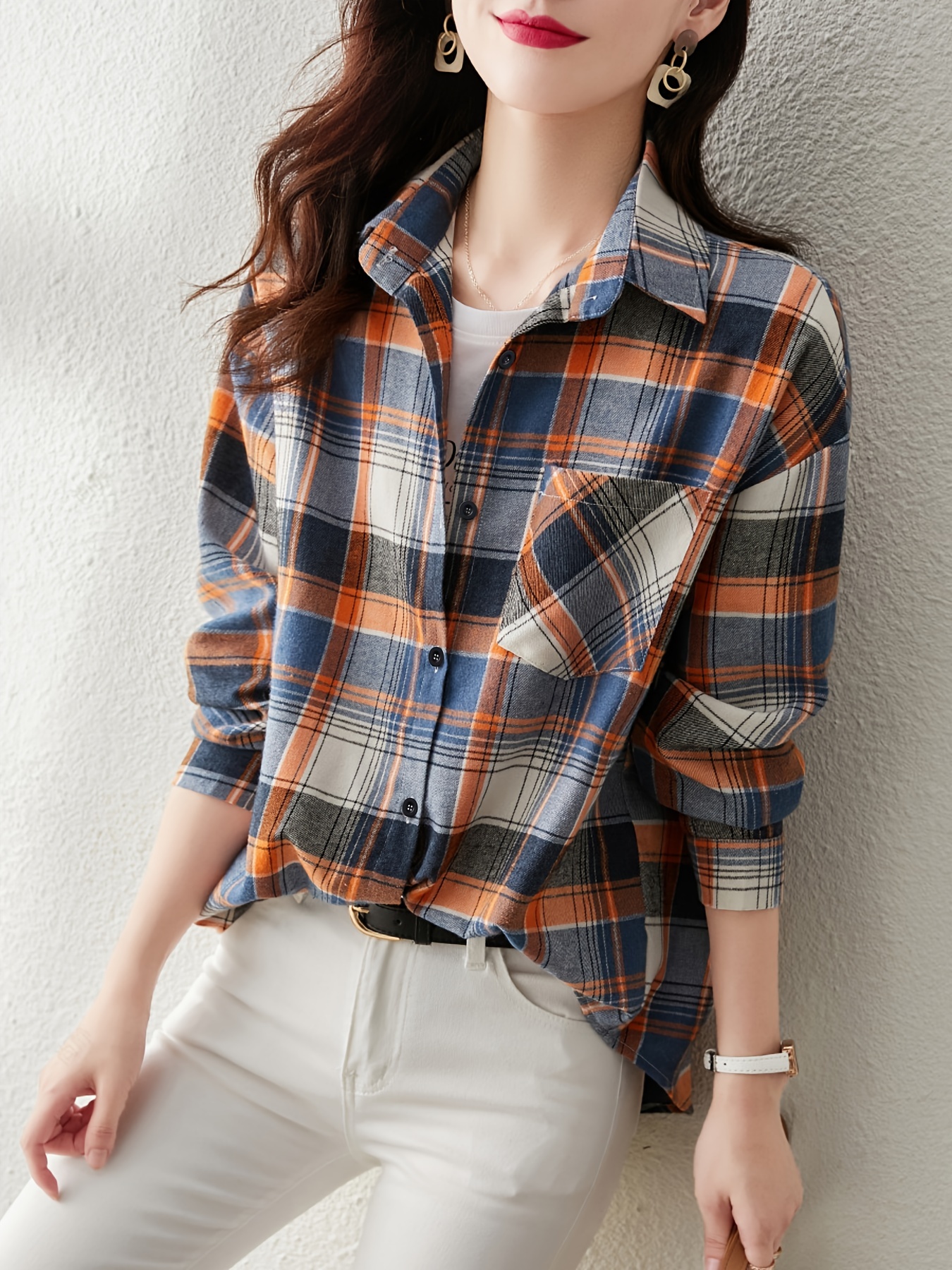 Chemise Col Montant Blouses Femme La Redoute Manche Longue