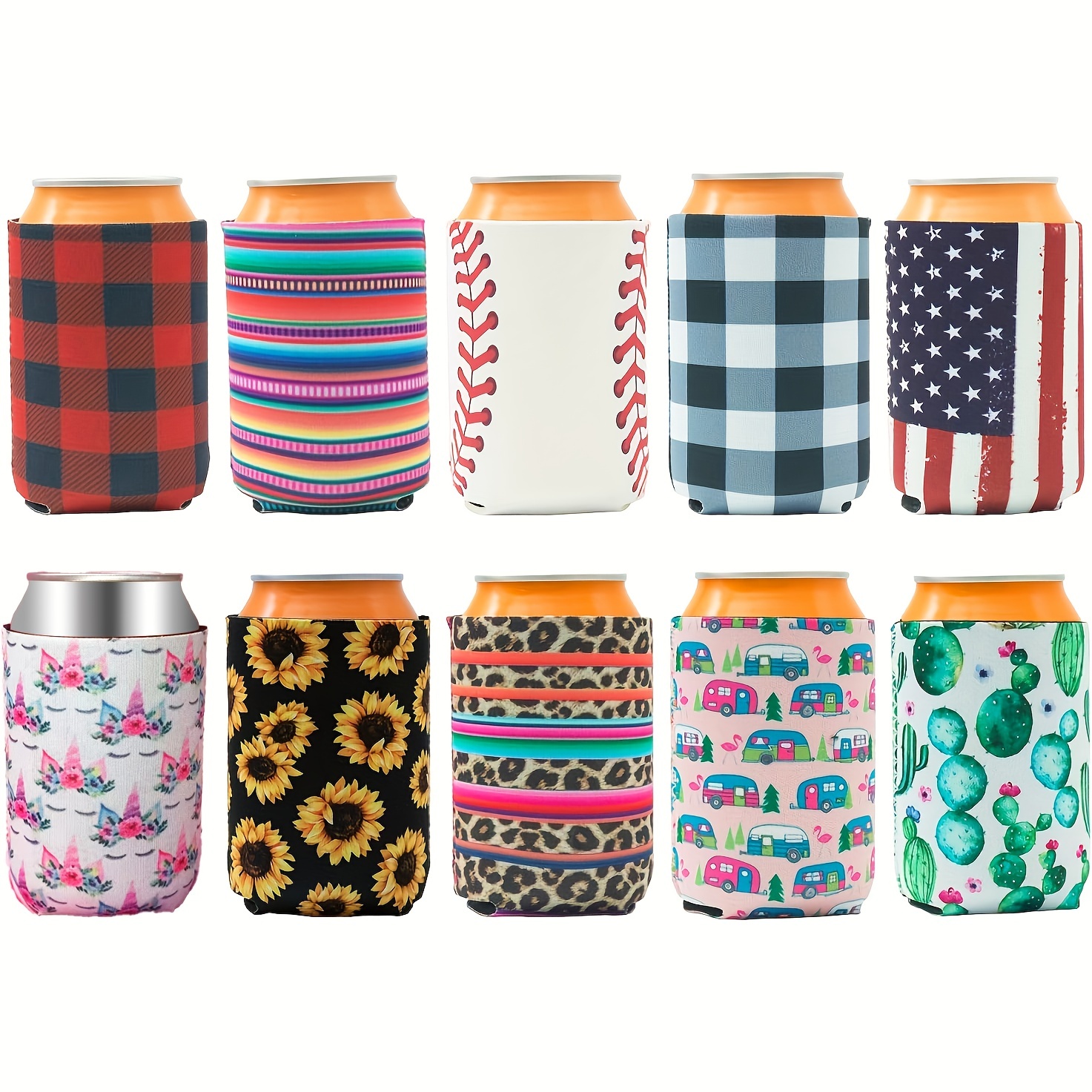 Skinny Can Cooler For Slim Cans (12 Pcs) Slim Can Cooler Slim Can Insulator  Skinny Can Cooler Beer Coolers For Cans Slim Tall Can Cooler Can Coolers