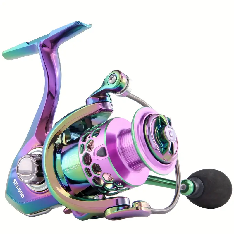 Colorful Spinning Fishing Reel Cnc Spool Max Drag - Temu