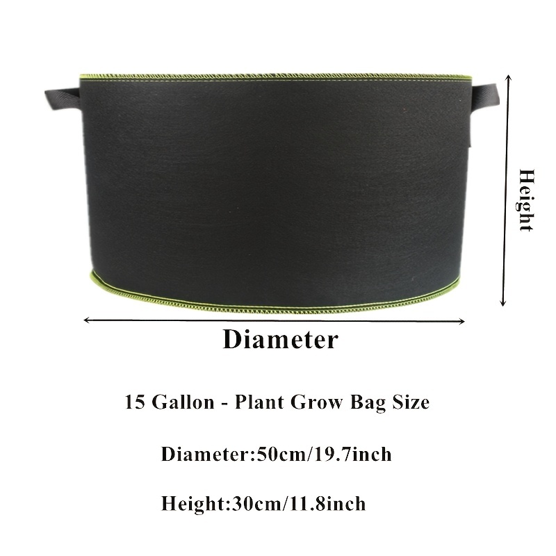 Grow Bag Size Chart