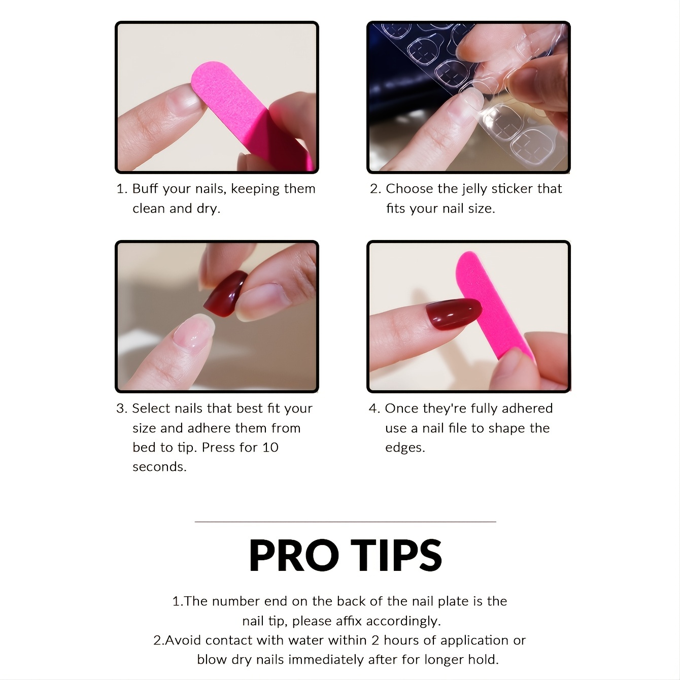 Premium Upgrade Lucency Nail Buffers for Natural Nails, Artificial Nails  and Chamois Nail Buffer, All in One Step, beUakso Premium Upgrade Natural  Nail Buffer and Shine Kit with Gift Box by beUakso -