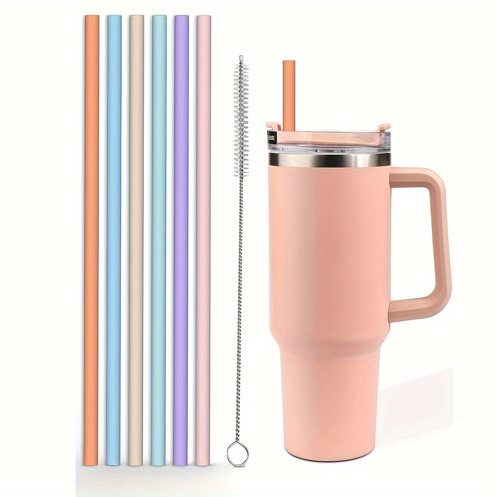 Reusable Silicone Straws For Stanley Cups Compatible With - Temu Republic  of Korea