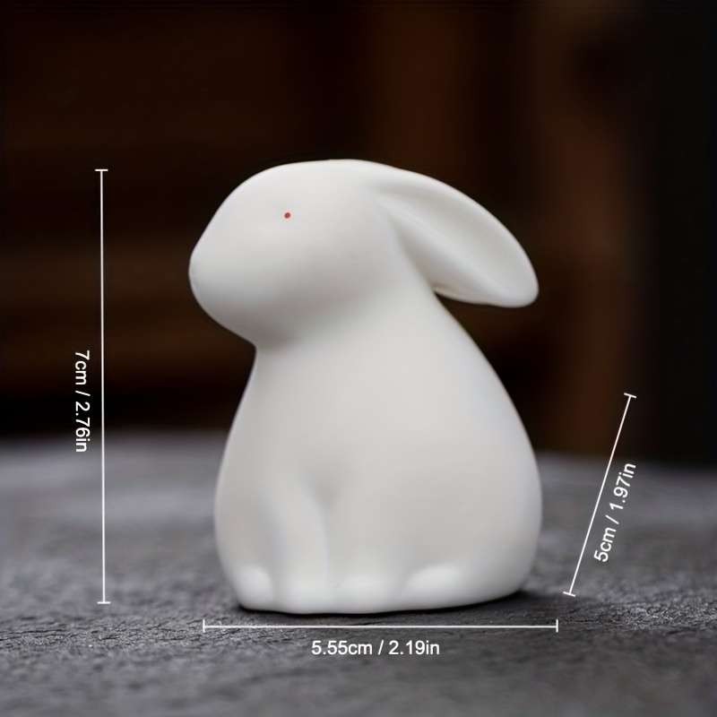 Mini Ceramic Rabbit Figurine