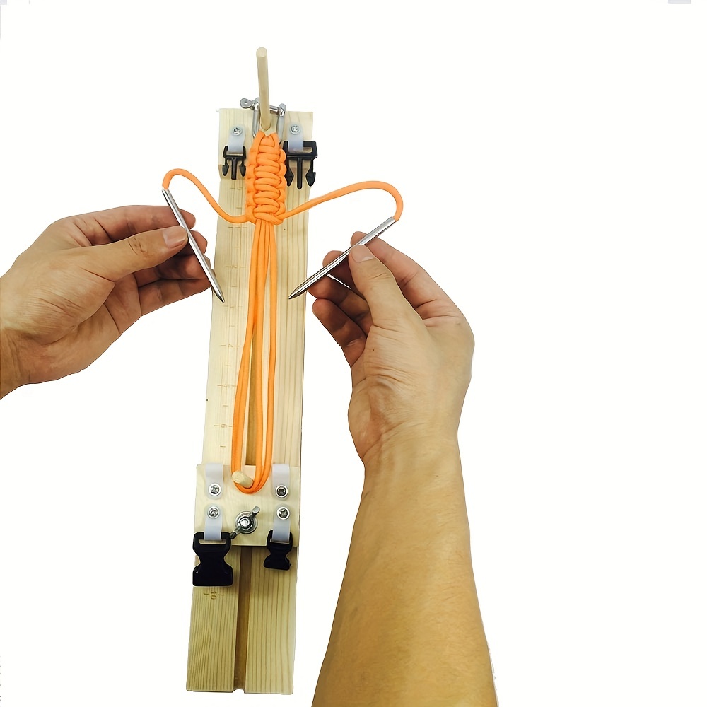 Kit de fabricación de pulseras Paracord Jig Tool con | 10 Paracord | para  trenzar pulseras