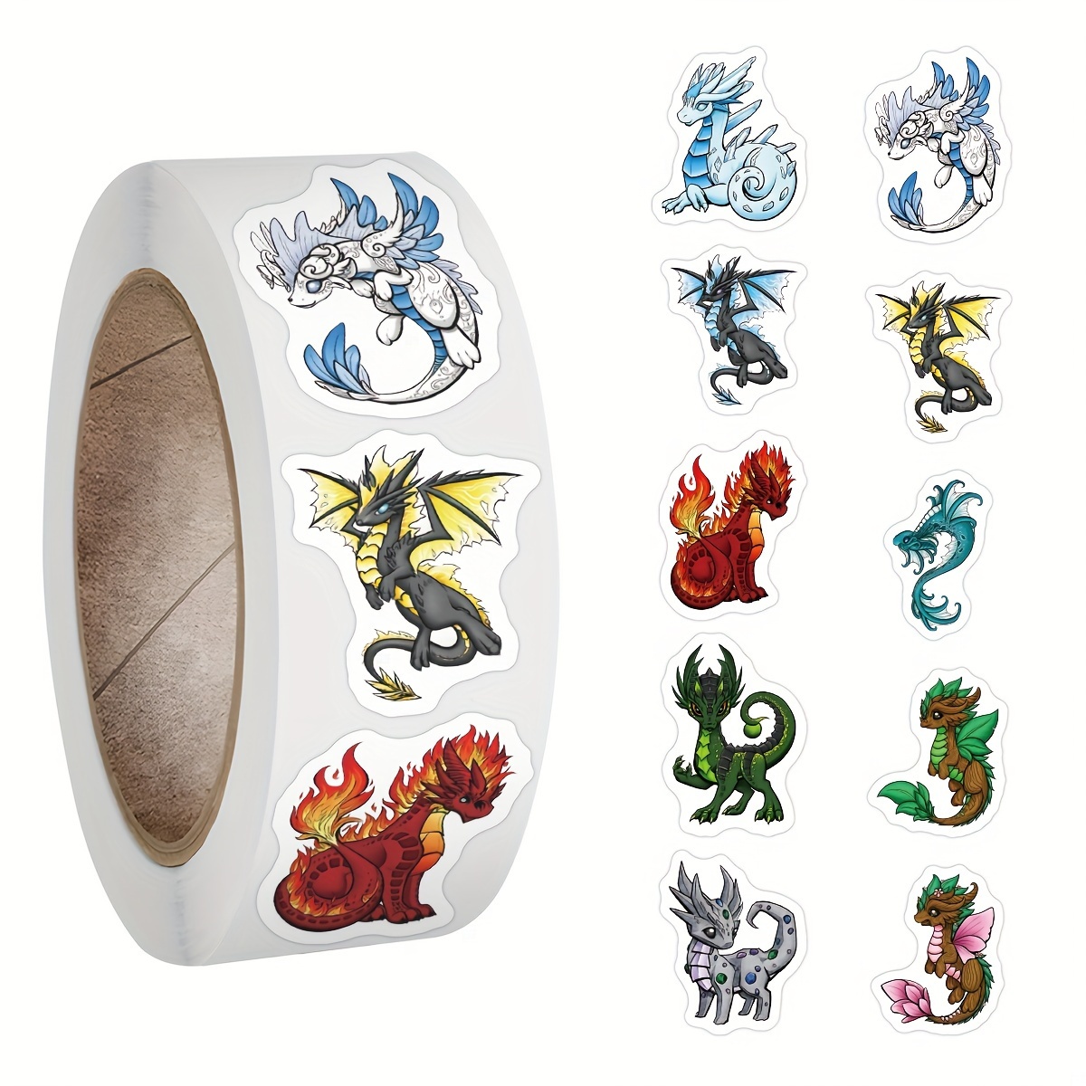 50 PCS Cool Kids Dragon Stickers and Decals, Fantasy Stickers  for Kids Teens Adults, Dragon Party Favors Waterproof Vinyl Stickers for  Water Bottle Laptop Luggage Guitar : Electronics