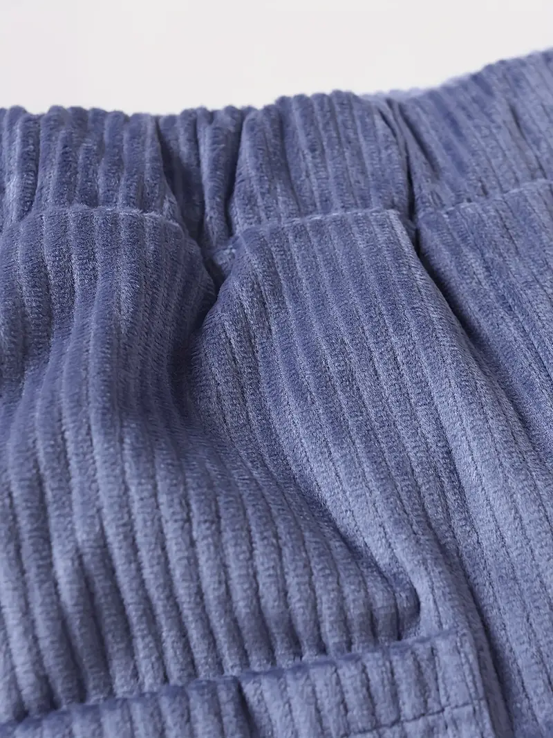 Pantalones de Chándal de Algodón para Niña, Azul Oscuro