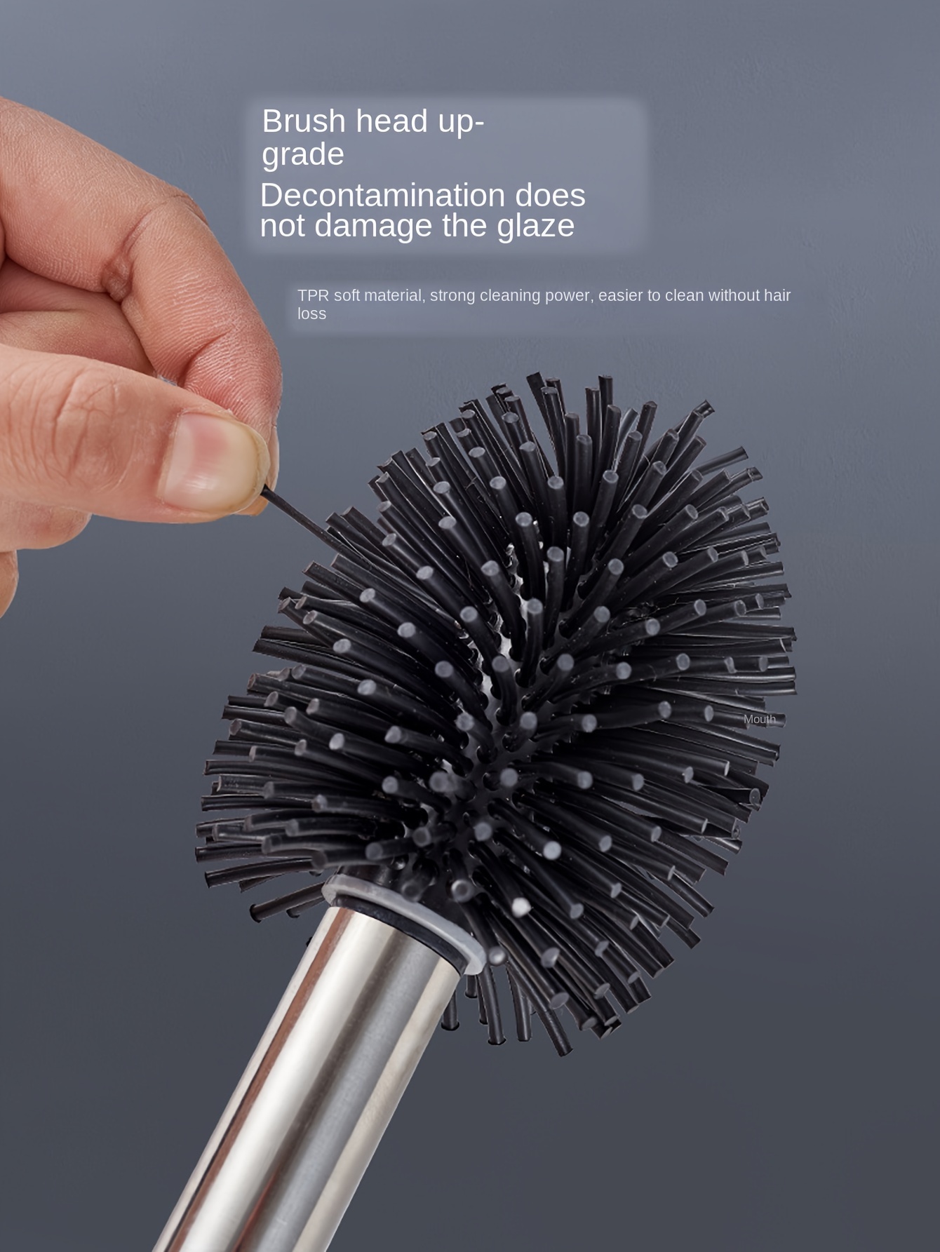 1pc High-quality Soft Cleaning Brush With Long Handle And Soft