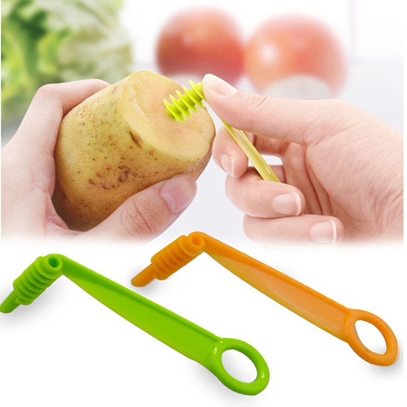 Manual Spiral Potato Cutter Machine, Household Stainless Steel Twisted  Potato Chips Slicer with Handle, for Fruit, Potatoes, Cucumber or Carrots