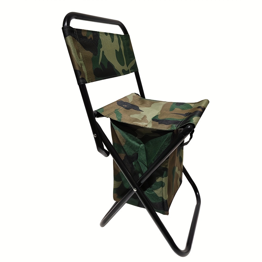  Get Out! Folding Ice Fishing Chair with Cooler for 225 lbs -  Portable Backpack Cooler Chair - Ice Chest Backpack Chair with Back Rest  for Camping, Fishing, Hunting, Tailgating, Picnics Lunchbox