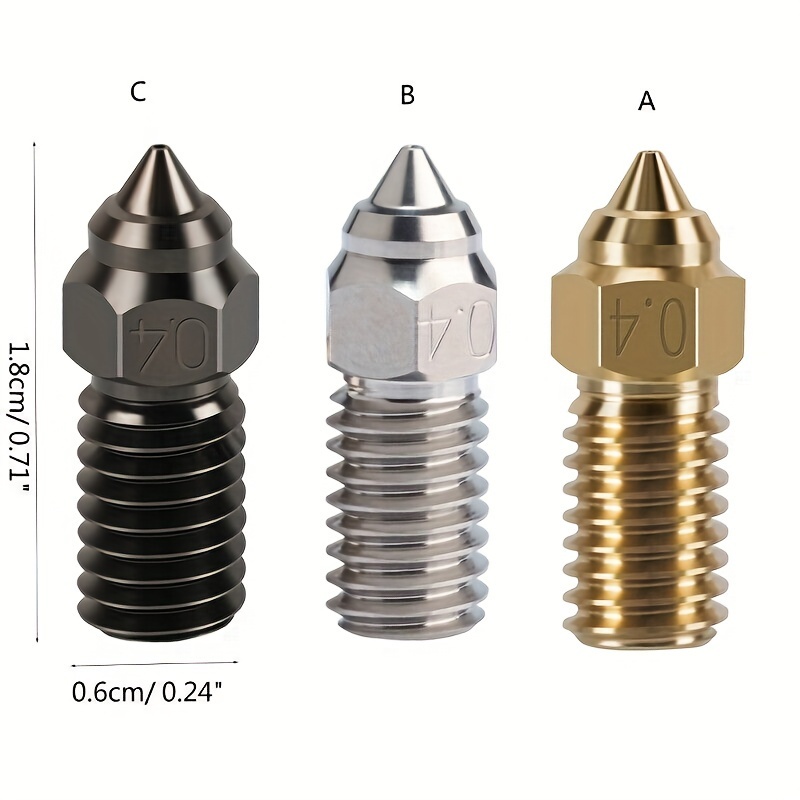 Nozzle 0.4mm for cold glue gun 4 hole