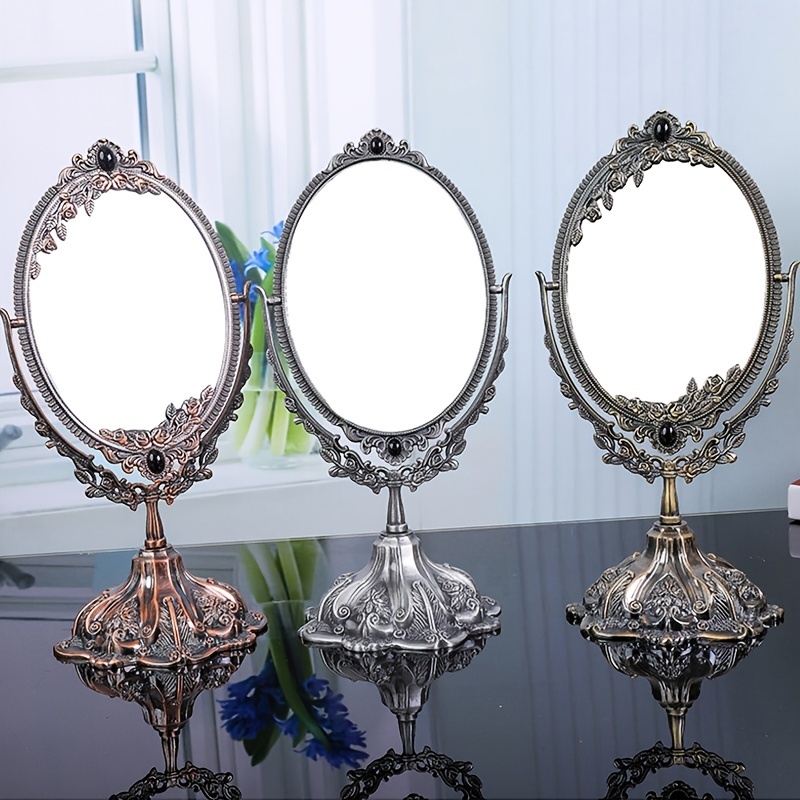 Espelho De Maquiagem Led De Mesa, Espelho De Maquiagem Em Pé, Espelho Hd,  Espelho De Maquiagem De Vaidade, Espelho Redondo Emoldurado, Decoração De  Vaidade, 1 Peça - Temu Portugal