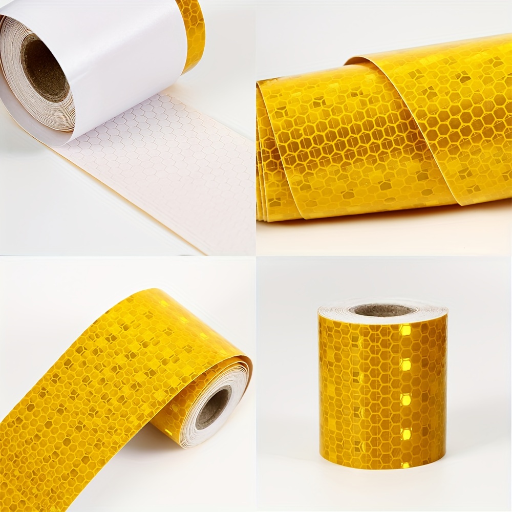 5cmx3m Reflective Tape Strip Cinta Reflectante Adhesiva Auto Car Reflector  Film Crystal Honeycomb Edge Traffic Safety