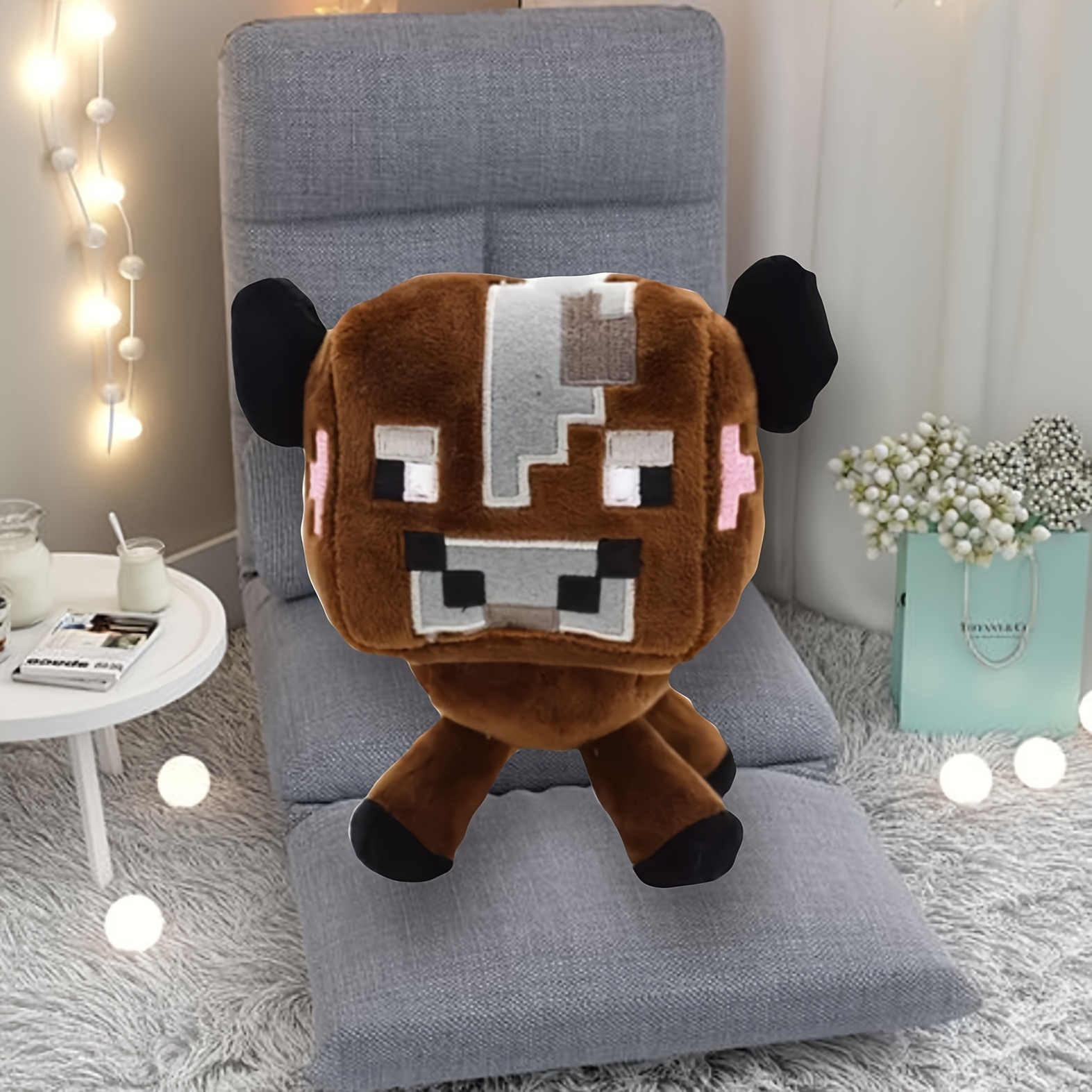 Foxy And Boxy Peluche Laiteuse Peluche Jouet avec Boîte vocale