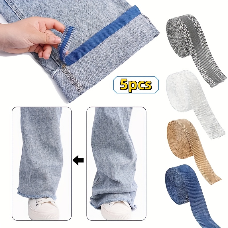 Self adhesive Pants Paste Fringe Trim For Jeans Iron on - Temu