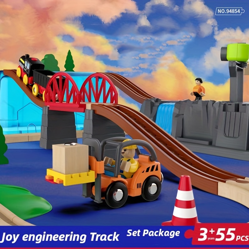 Playtive Junior Railway Set UNBOXING (Lidl for age 3 - 8, 70 pcs) 