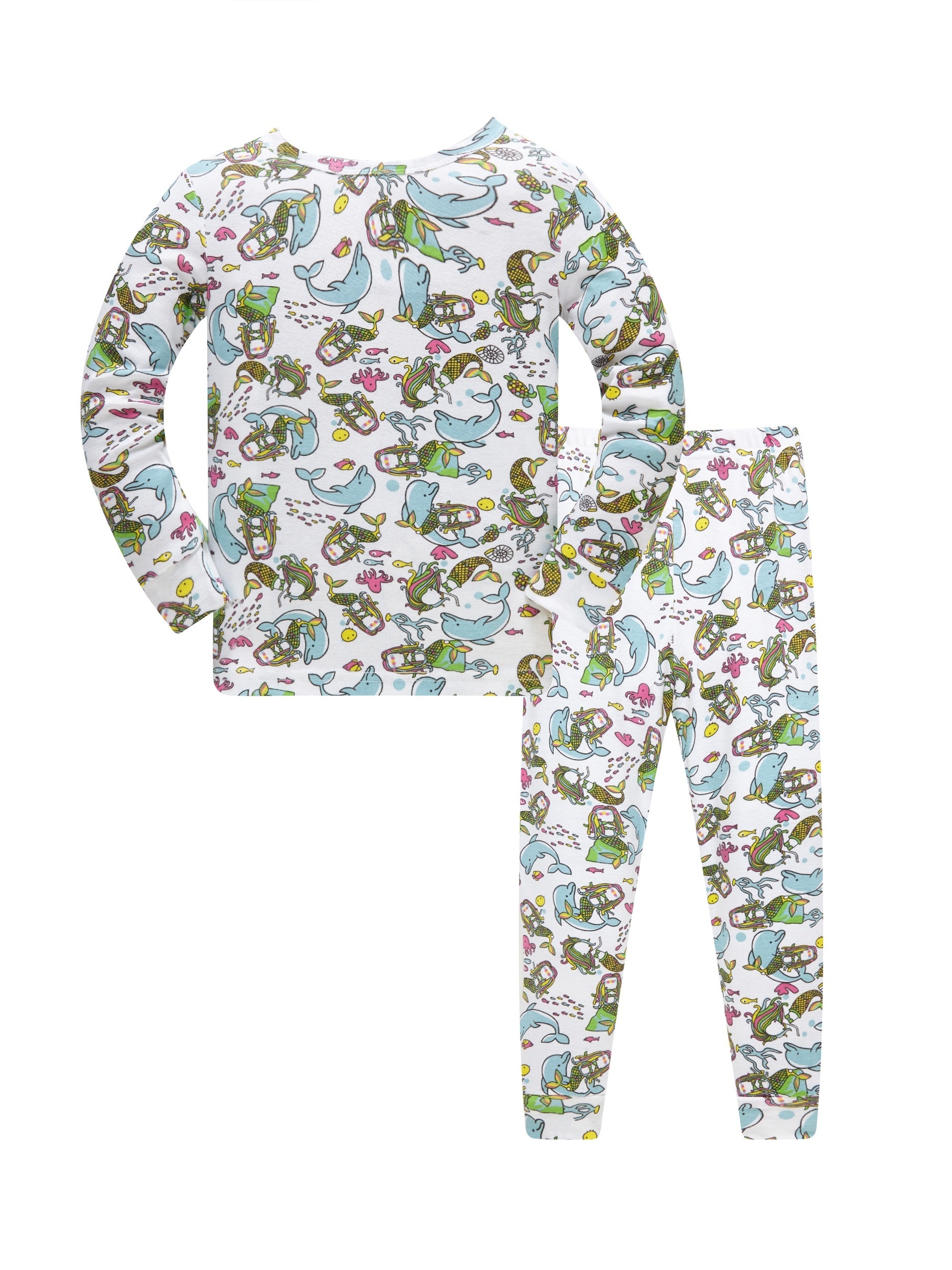 2 Pezzi Set Pigiama Unicorno Casual Bambina In Età - Temu Italy