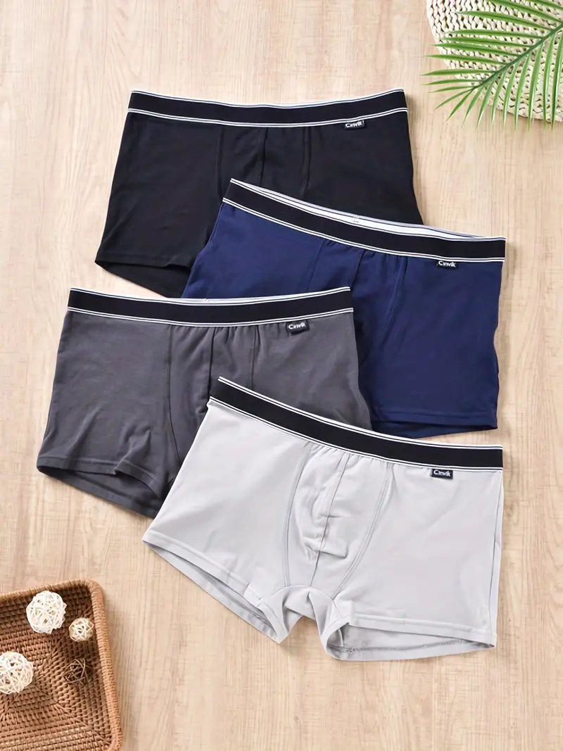 Men's Soft Comfortable Fashion Underwear Men's Cotton Medium - Temu United  Arab Emirates