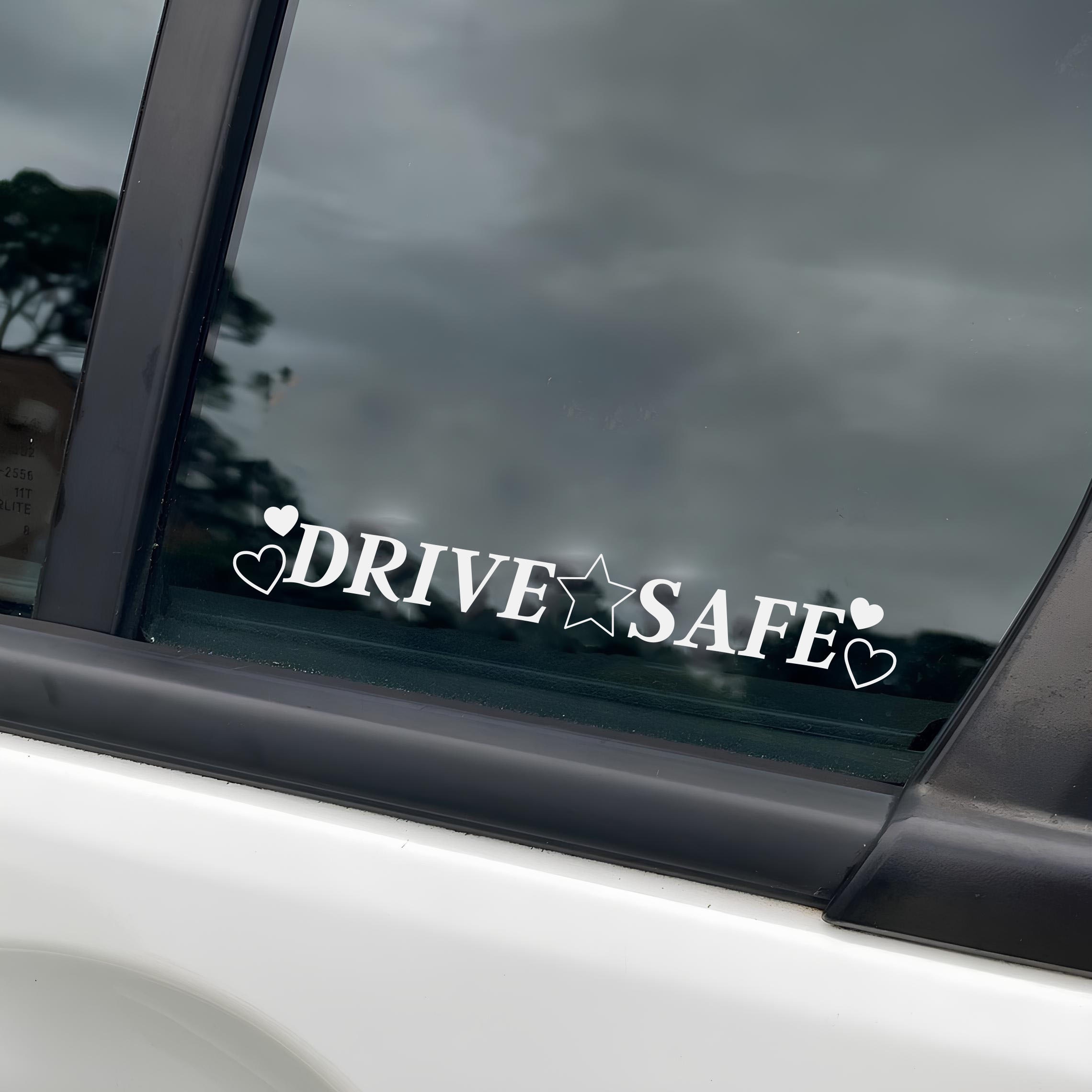Adesivi Per Auto Di Avvertimento Drive Safe Letters Stickers In