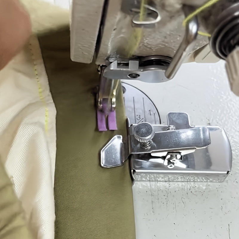 Guía de borde de costura de 2 piezas, guía de costura magnética