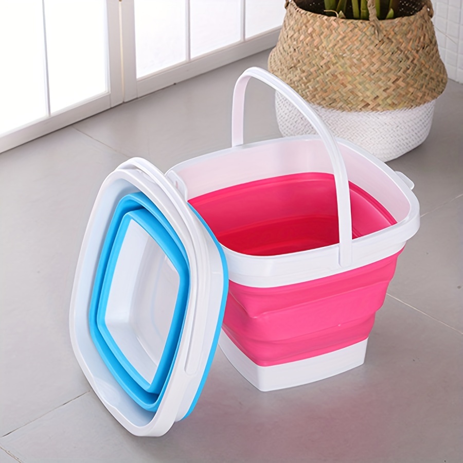 Folding Bucket Portable Water Bucket Foldable Car Washing - Temu