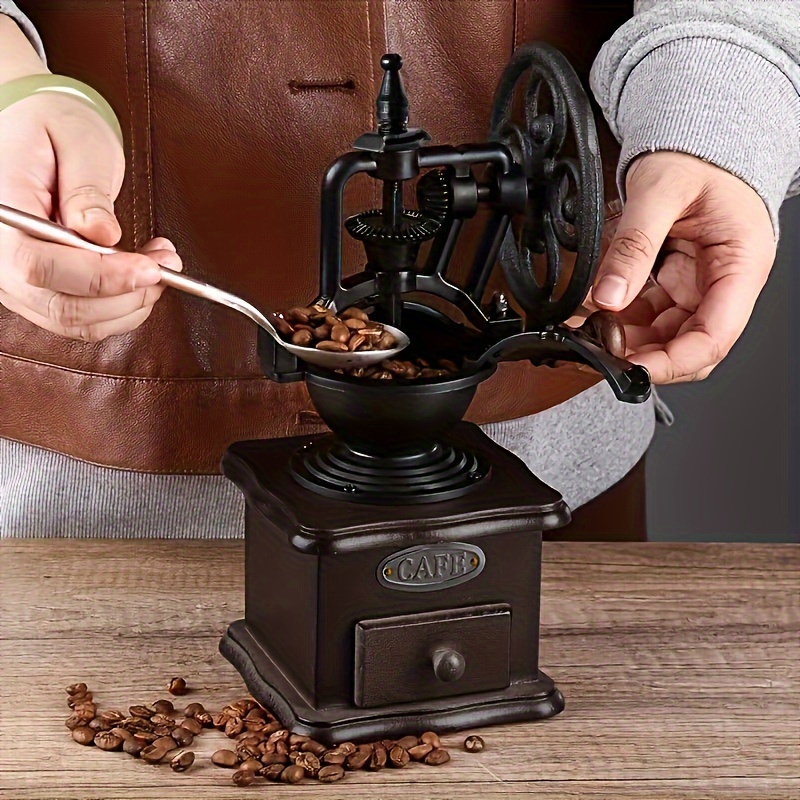 Molinillo de café manual en grano Molinillo de mano de madera