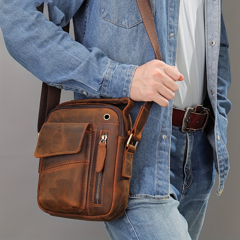  NIUCUNZH Handmade Genuine Leather Handbags for Men