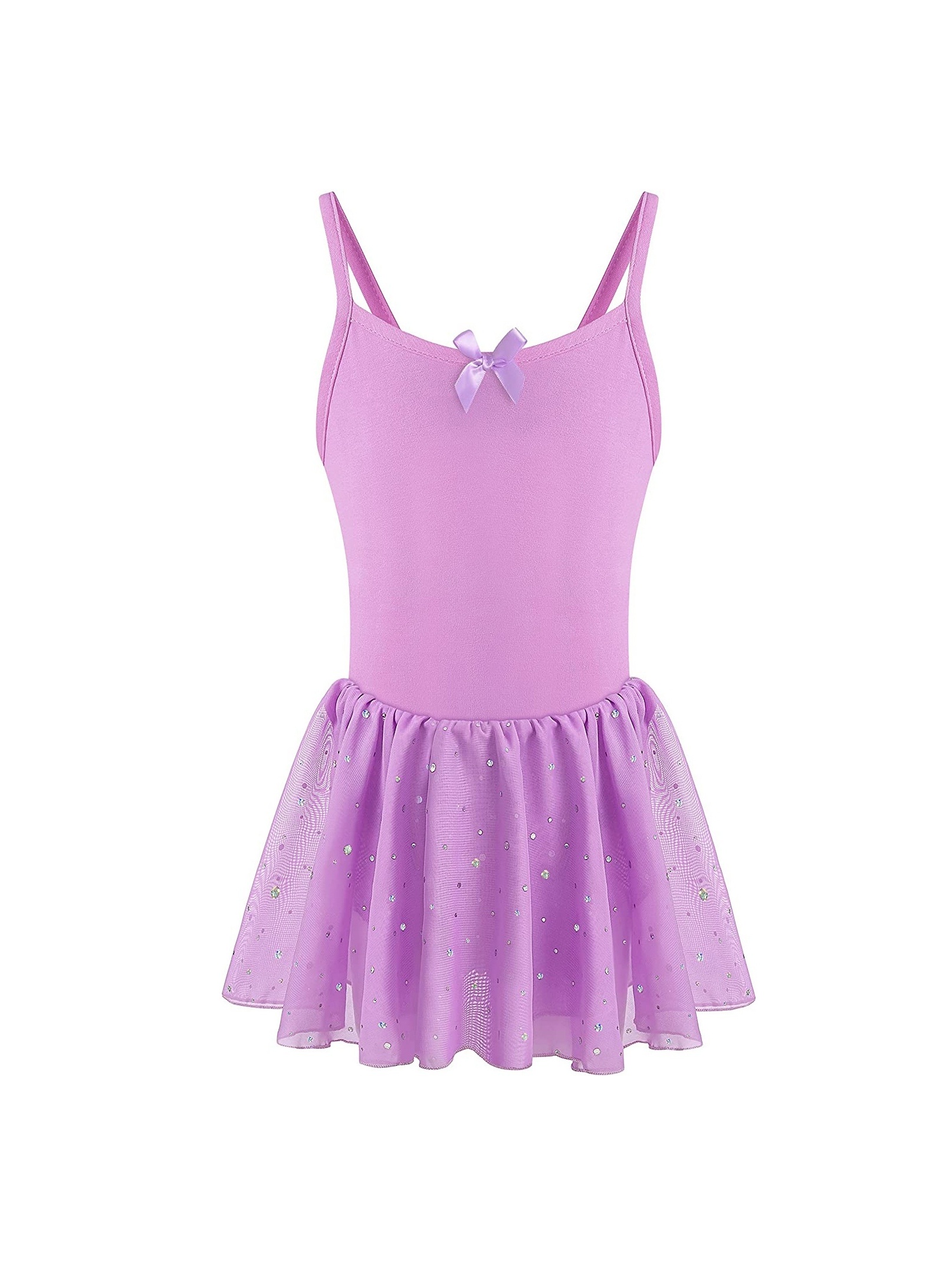 Vestido Ballet Niña Mangas Cortas Lentejuelas Vestido - Temu