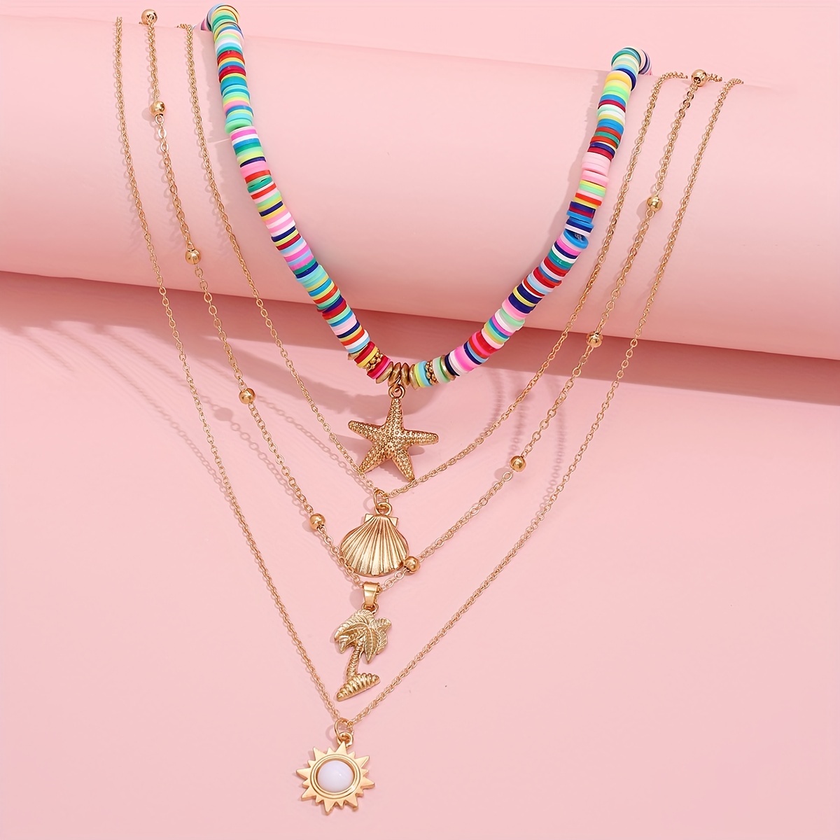 ★2025SS新作★THE COLDEST MOMENT★TCM shell layered necklace Sea Shell Pendant Necklace - A New Day™ Gold : Target