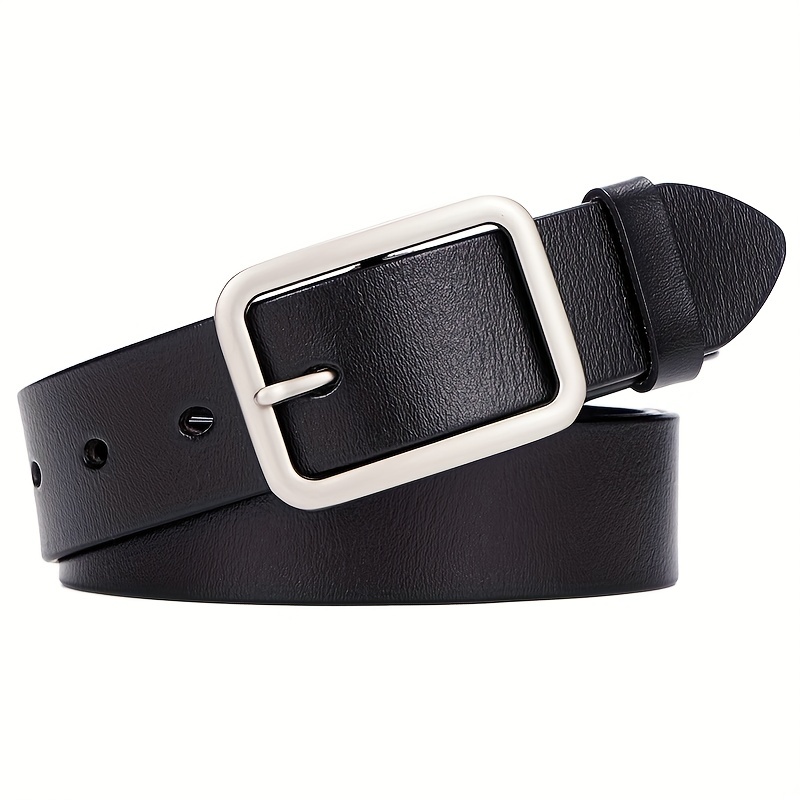 Rectangular buckle belt