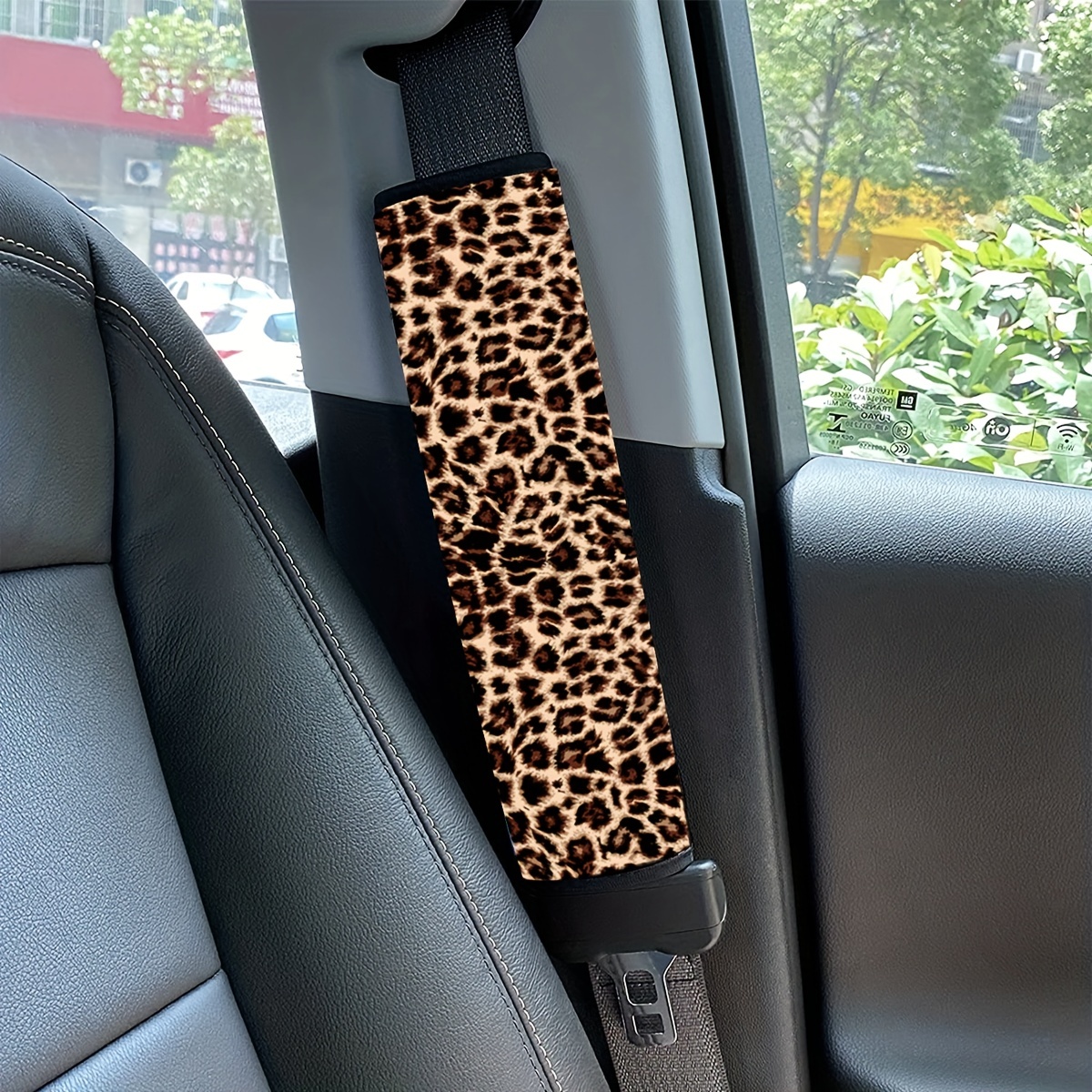 Coussinets de ceinture de sécurité à imprimé léopard pour adultes et enfants,  couvre-ceinture de sécurité élégant, doux et sûr universel - Temu France