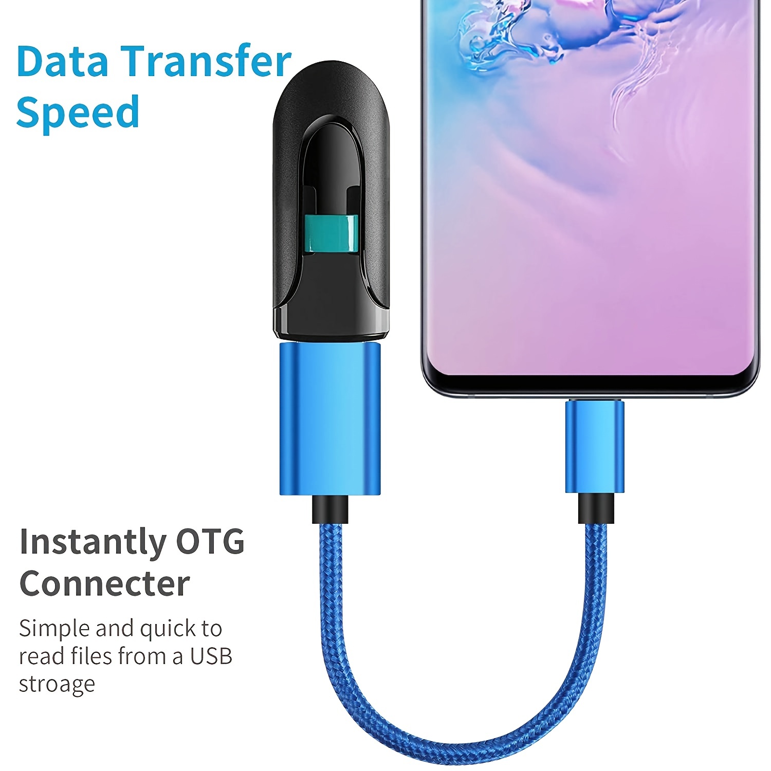 otg type c cable adapter usb type c adapter connector xiaomi