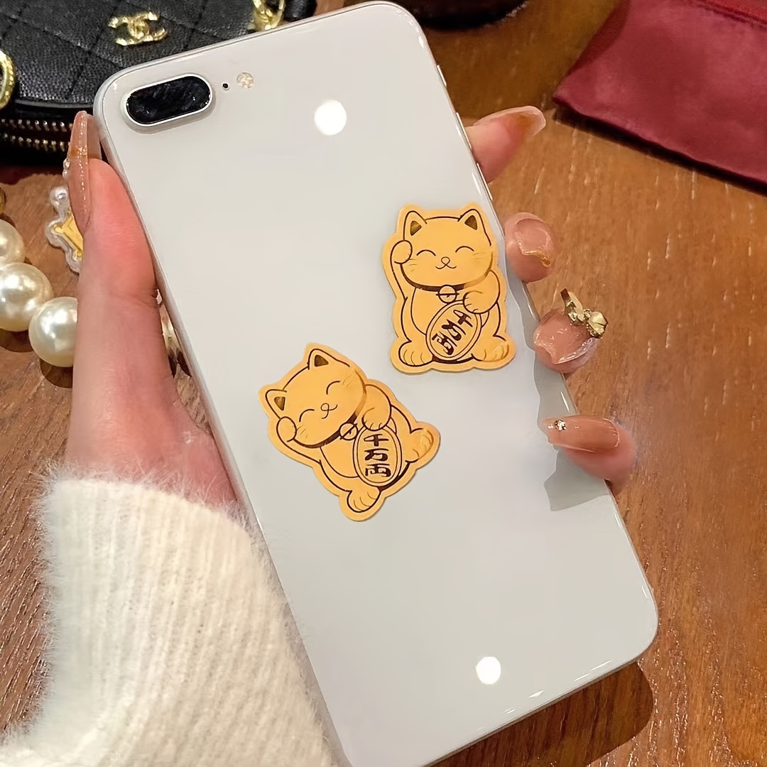 1pc Maneki Neko Lucky Cat Lucky Cat Phone Case Decoration Lucky