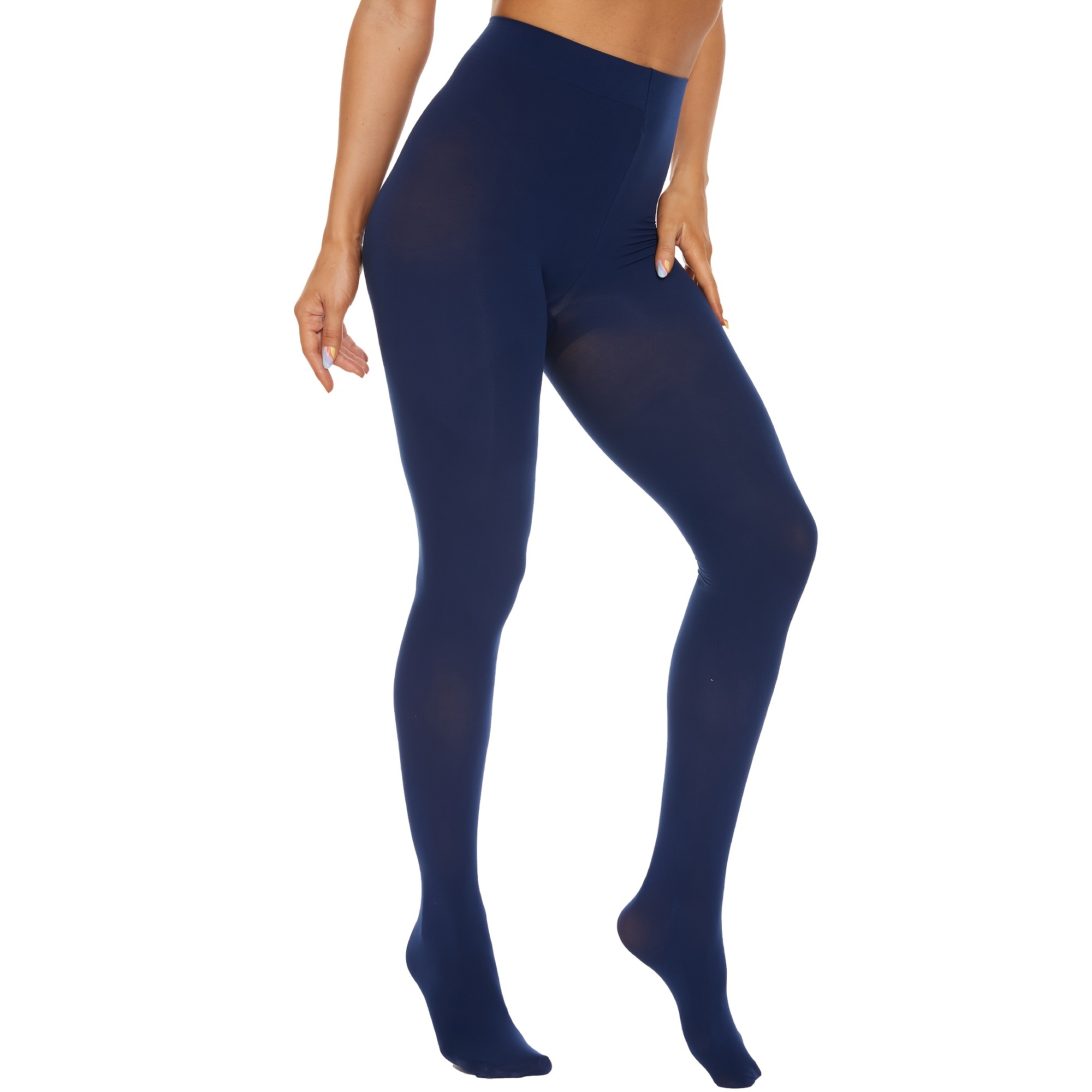 leg elegant Women's 80 Den Microfiber Soft Opaque Tights Pantyhose (Clover  Green, S/M) at  Women's Clothing store