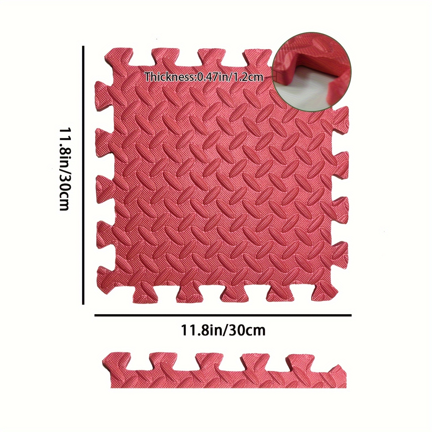 Foam Tiles Interlocking Puzzle Foam Floor Mats Baby Play Mat For Playing  Exercise Mat For Home Workout Washable Cuttable Mat Balck And White - Temu