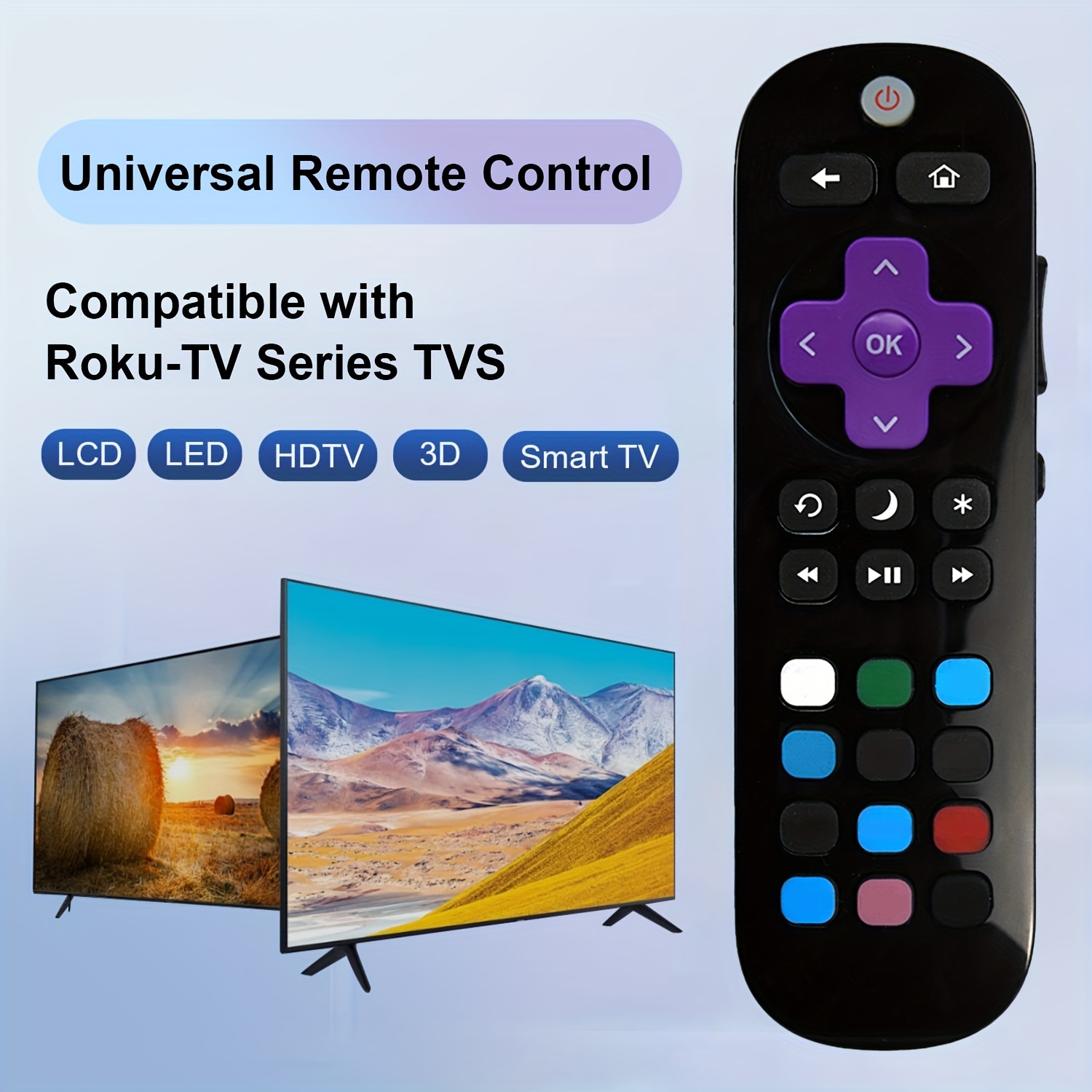 Nuevo reemplazo Hisense TV mando a distancia EN-2A27 para Hisense 4K LED  Smart TV EN2A127H EN2A27HT EN2AN27H EN2AS27H EN2D27 EN33924HS EN33925A