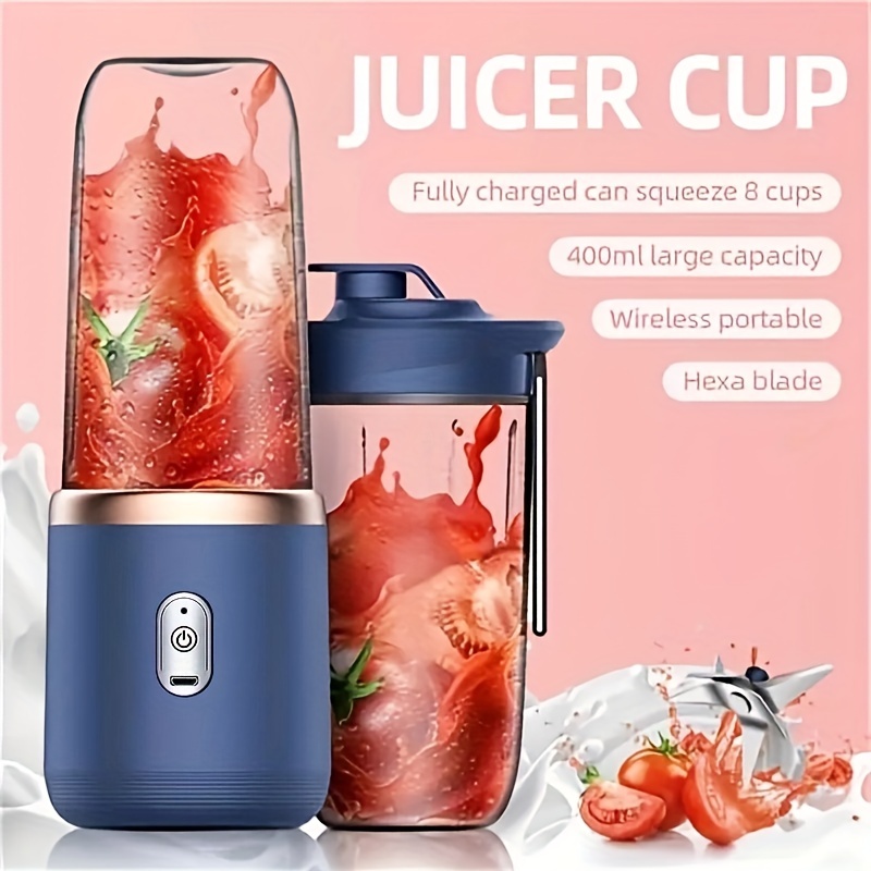 1pc Portable Electric Juicer Multifunctional Fruit Press For Home