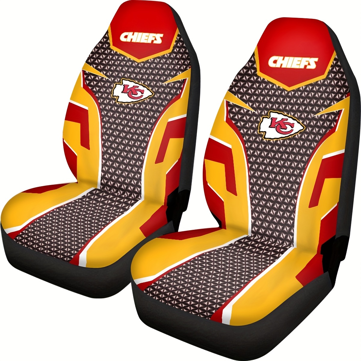 Kansas City Chiefs Car Accessories Armrest Cushion Cover Universal,fans Gift