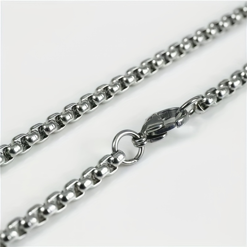Men's Minimalist Stainless Steel Chain Necklace Accessories