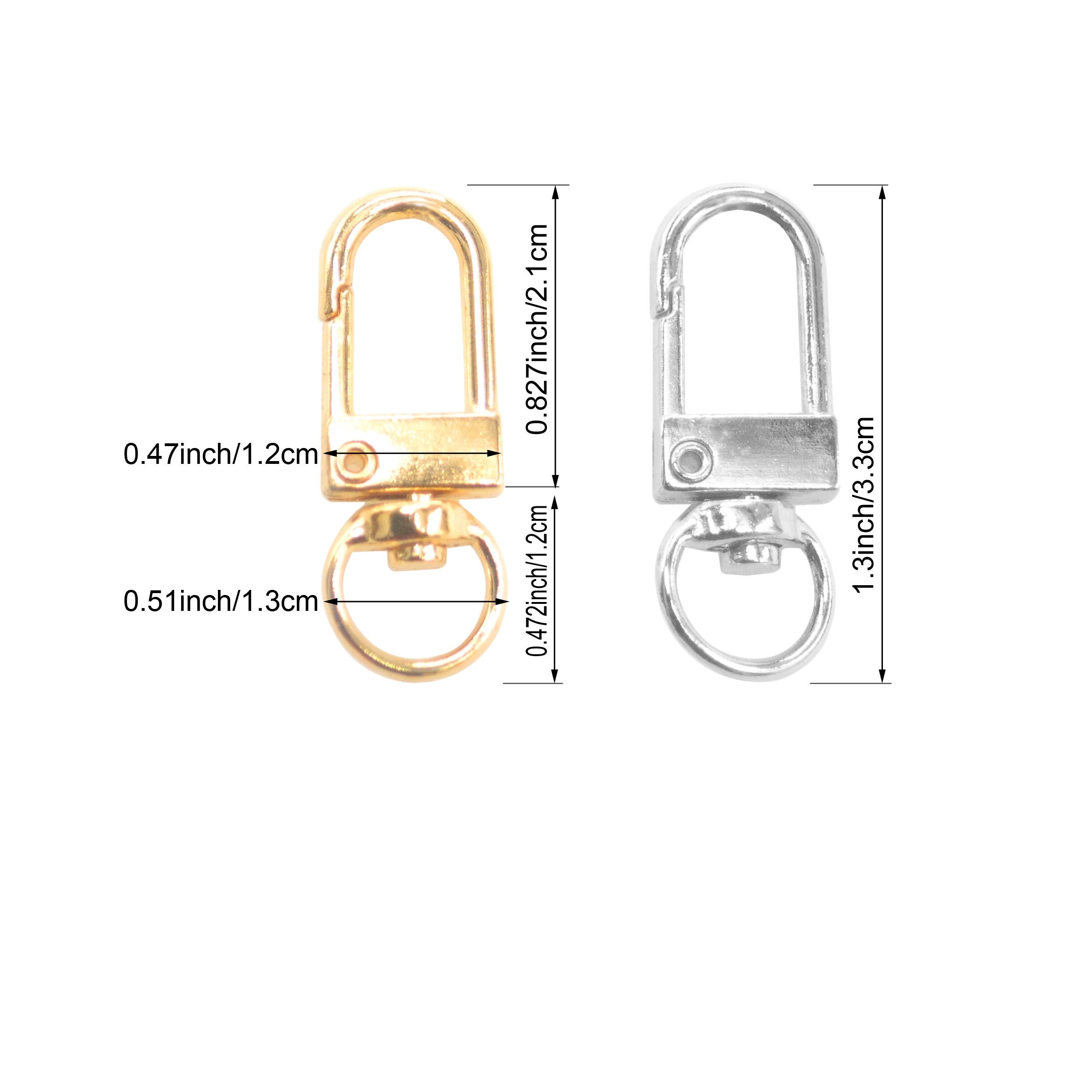 Alloy Swivel Clasp Hook Hanging Buckle Keychain Craft Diy - Temu