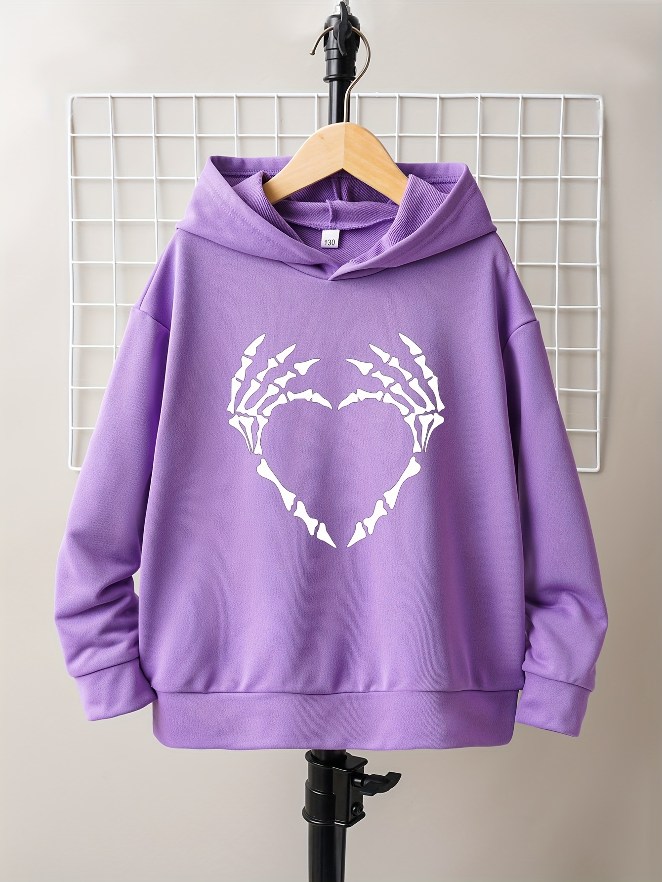 Store Skull Cashmere Purple Hoodie