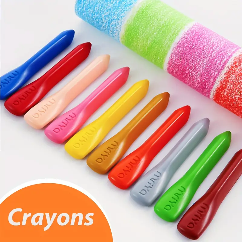 12pcs Crayons Classic Colors Crayons Kids School Crayons - Temu