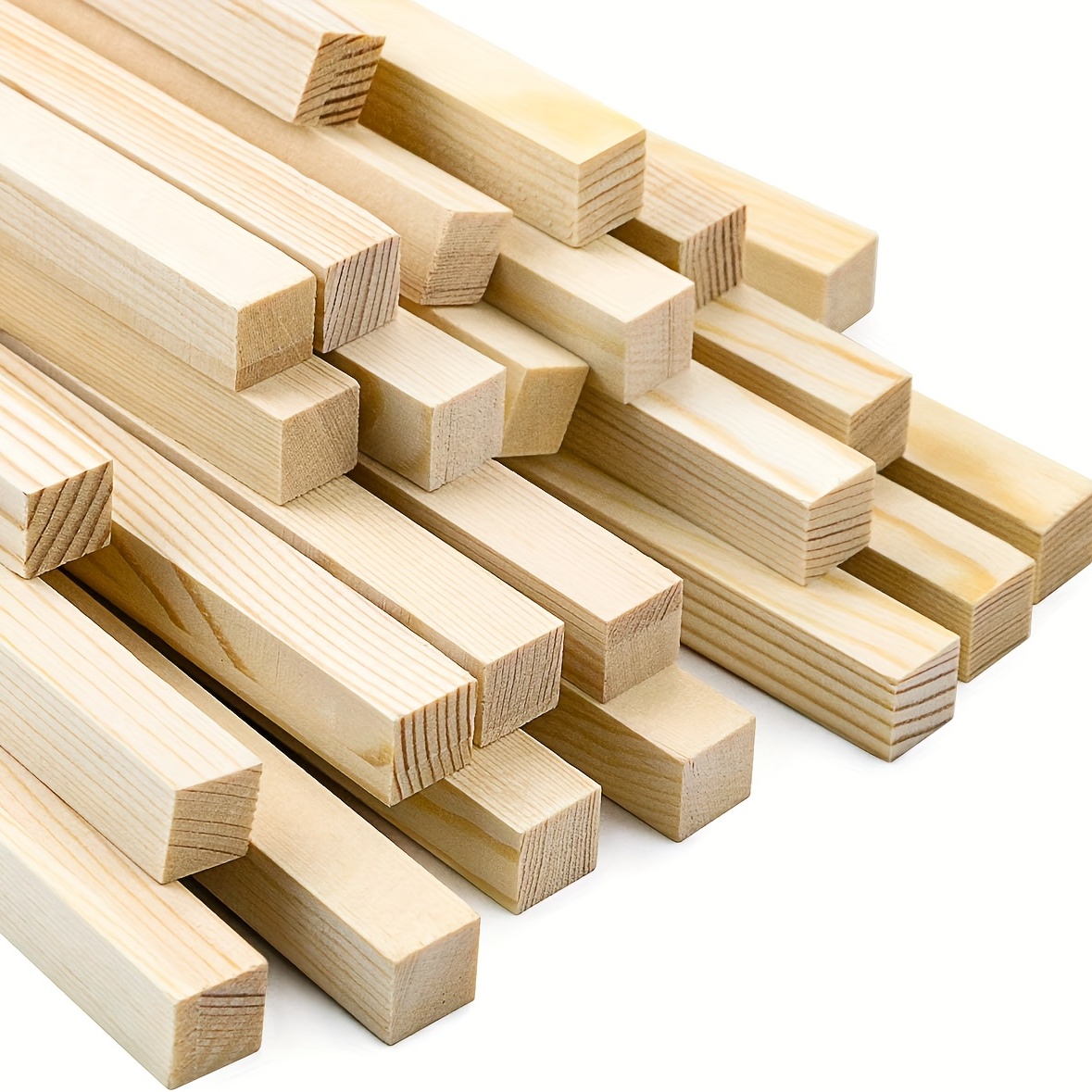 Palos de madera para manualidades, pasadores de madera para