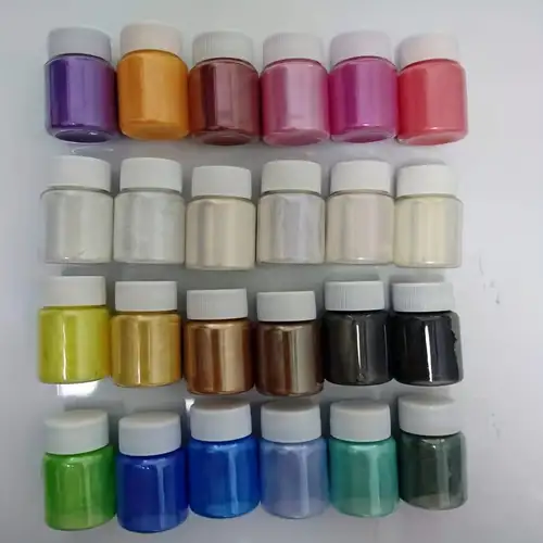 Chameleon Mica Powder Metallic 8 Color Shift Pigment Powder - Temu