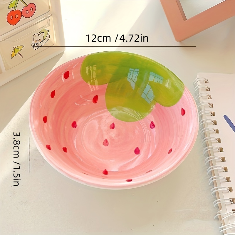 Cute Cartoon Bowl Watermelon/strawberry Shaped Serving Bowls Temu
