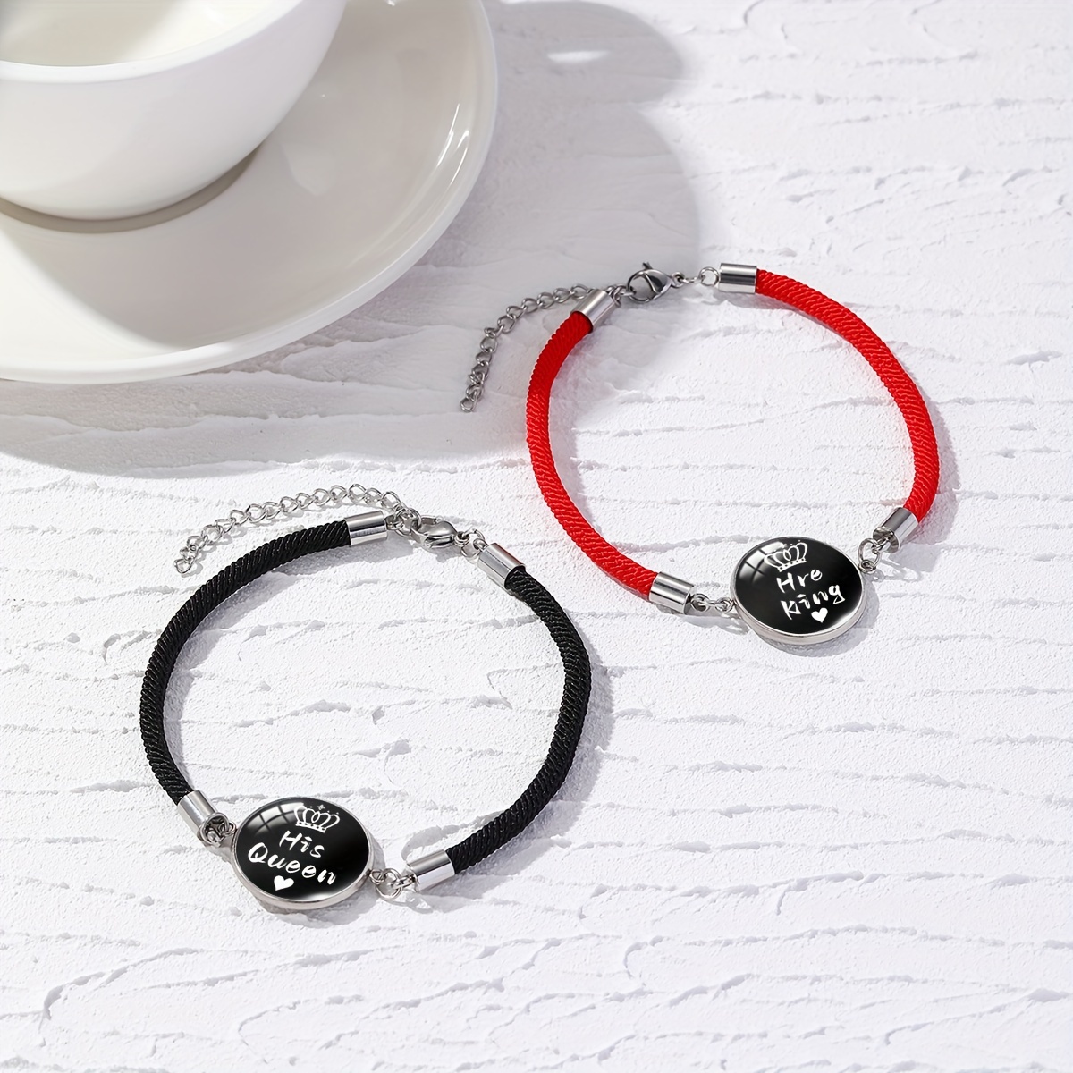 Corbeau-13 - Bracelets de Couple lumineux à la mode pour femmes et