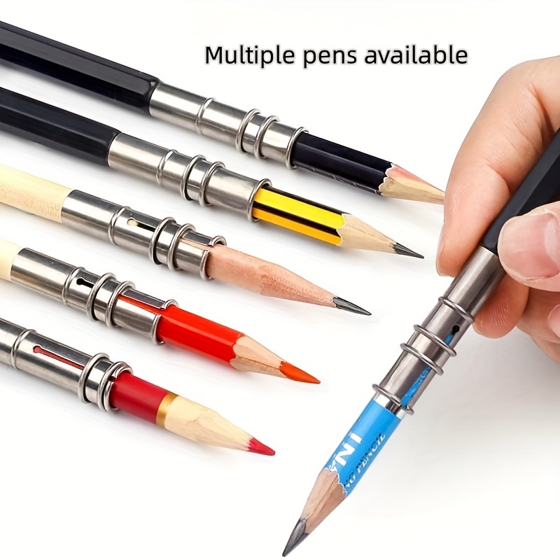 Pencil Extender Art Supplies, Metal Adjustable Holder