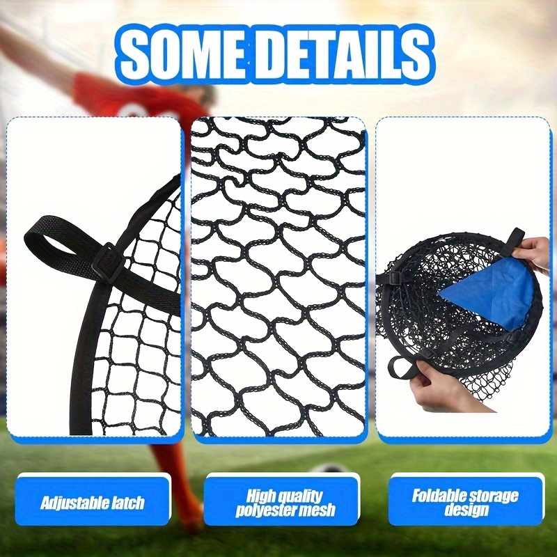 Soccer Goal Ball Shooting Practice Net Football Training 58.5x23.03x25.59inch