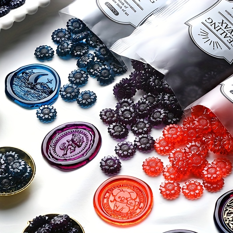  Colorful Wax Seal Beads - 24 Colors Sealing Wax Beads for Stamp  Seals, Decor for Envelope Letter Wedding Invitation and Sealing Wine Bottle  : Arts, Crafts & Sewing