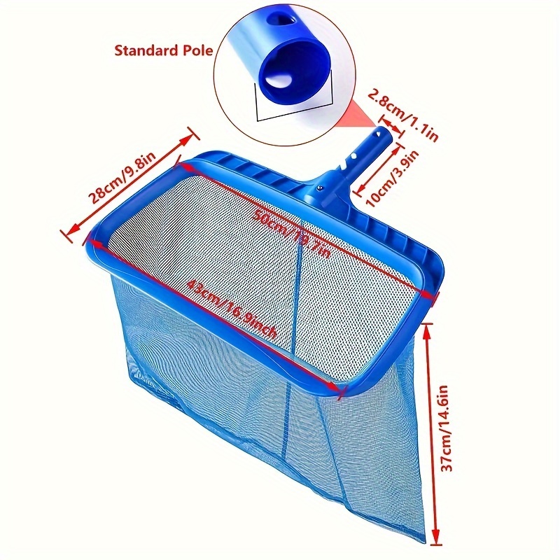 Swimming Pool Skimming Net Fine Net Clean Leaves Faster - Temu