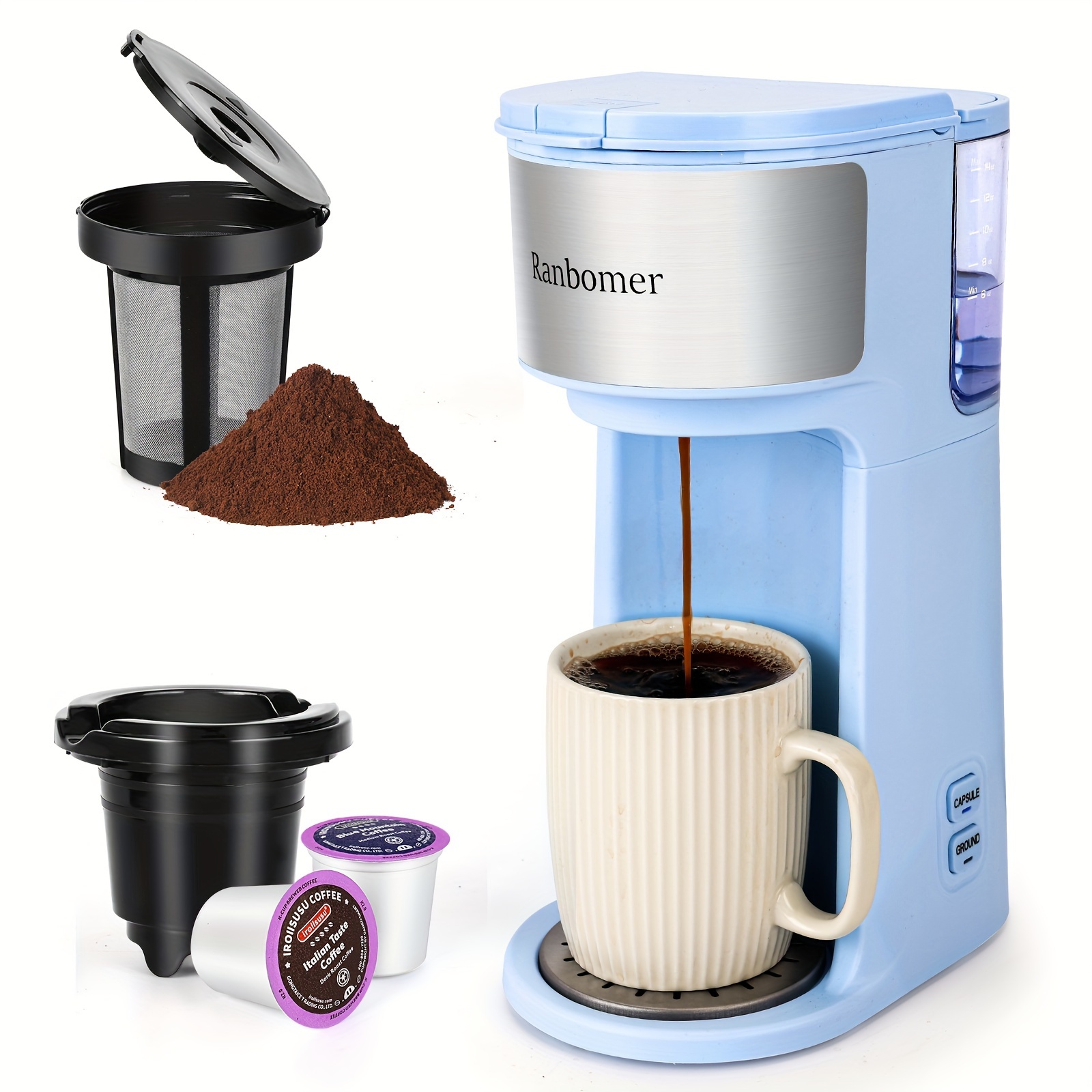 Single Serve Coffee Maker Coffee Brewer K cup Single Cup - Temu Canada